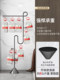 Medieval style clothing rack floor-standing home bedroom entrance living room hanging clothes rack stainless steel clothing storage rack coat and hat
