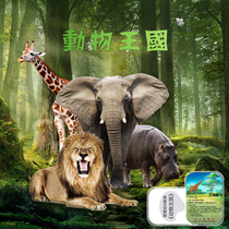 Ritride Flying Animal Kingdom Pvc Double-sided Printed Sandpan Analog Teaching Aids To Expand Active Game Props