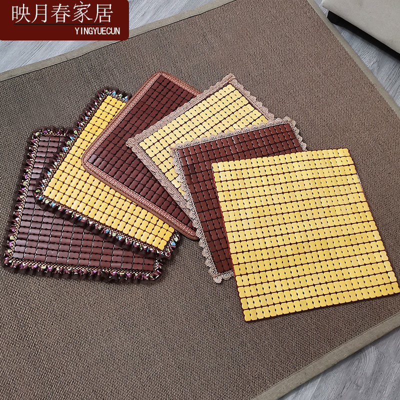 Bamboo Cushion Summer Cool Mat Bamboo Mat Mat Mat Chair Cushion Breathable Student Office Factory Summer Car Sofa Chair Submat