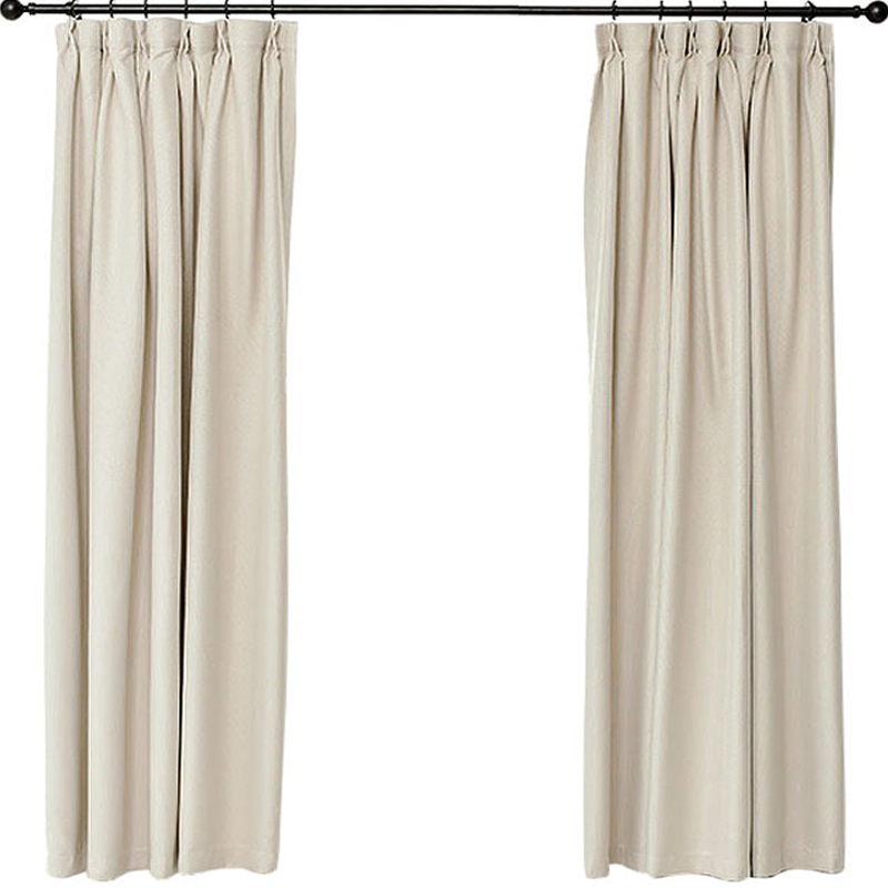 Pure Color Cotton And Linen Curtain Fabric Modern Simple