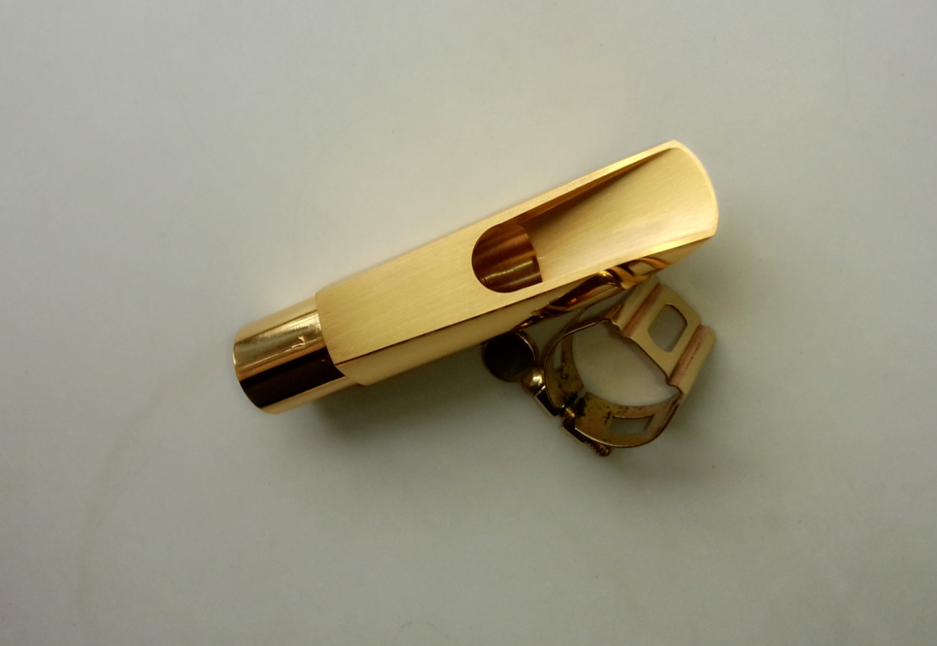 Higher grade version metal in sound saxophone nude bronze flute head tone bright with breakout force 