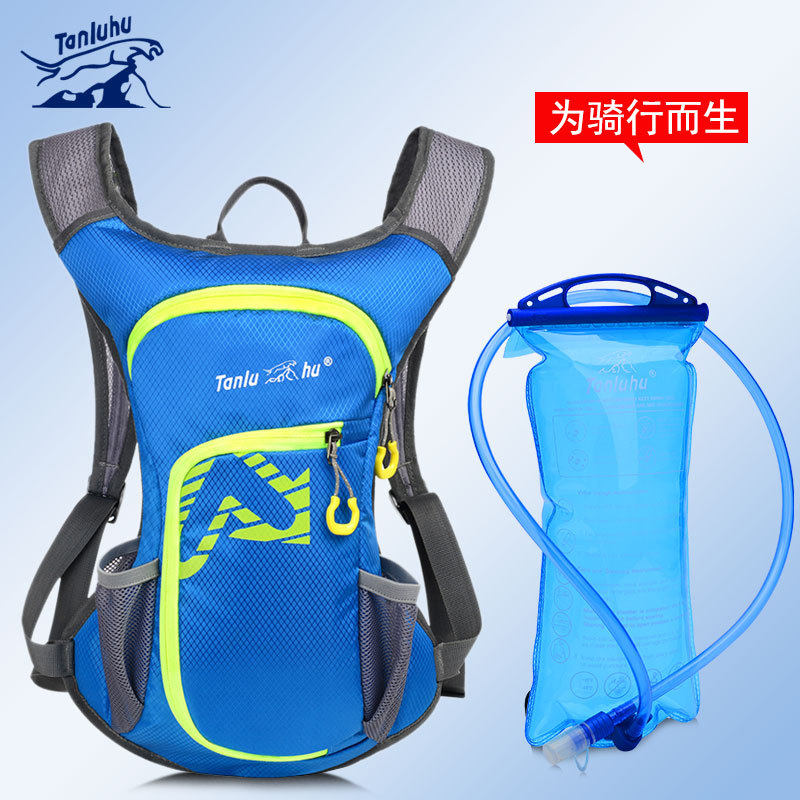Exploring Road Tiger Riding SHOULDER BAG OUTDOOR SMALL DOUBLE SHOULDER BAG WITH FOOT SHOULDER BAG ULTRA LIGHT RUNNING BAG KETTLE WATER BAG BAG