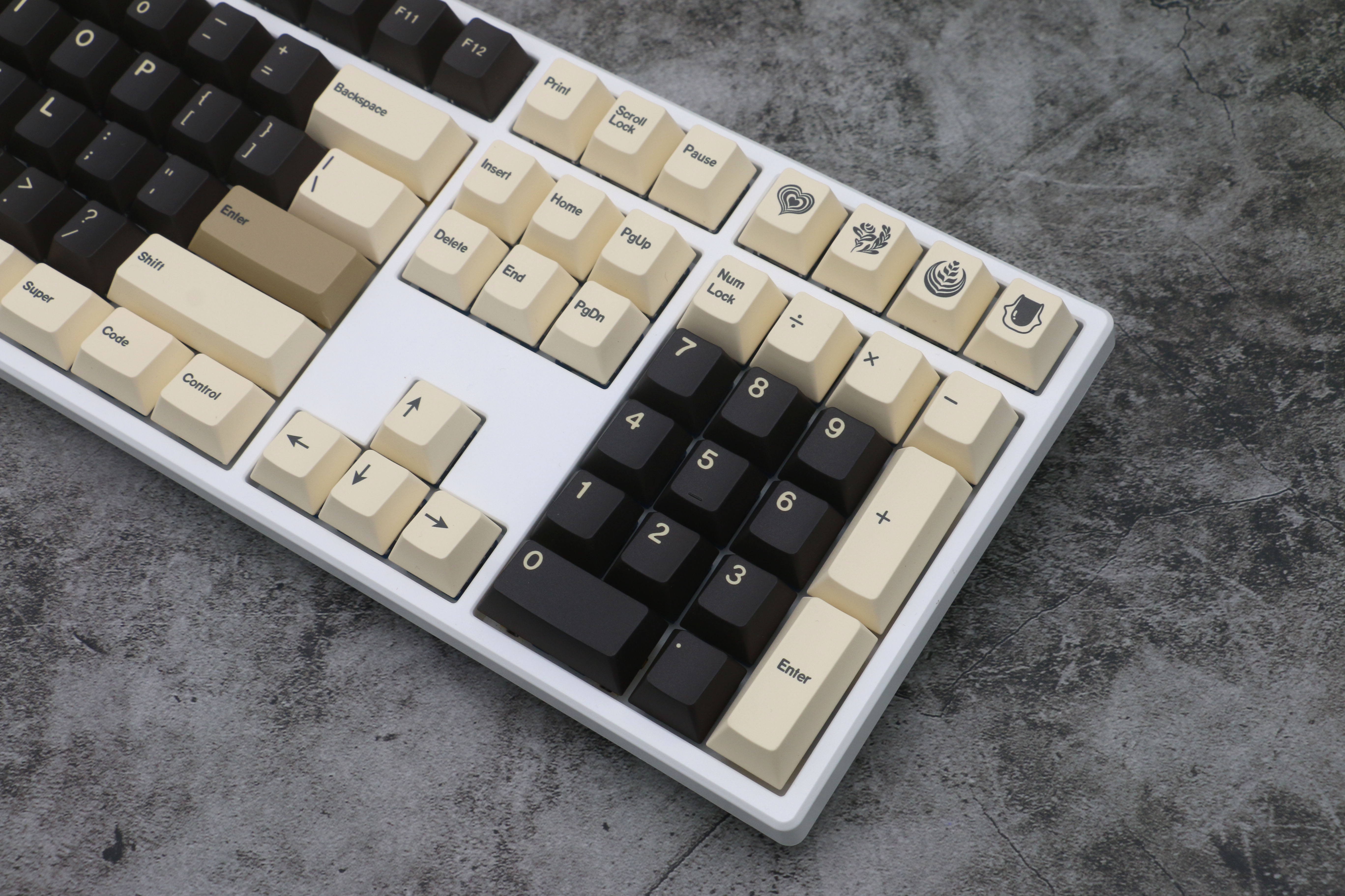 1 Set Milkyway Barista Keycaps PBT 5 Sides Dye Sublimation Key