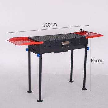 Factory direct supply outdoor camping barbecue grill portable foldable barbecue grill thickened barbecue equipment barbecue grill