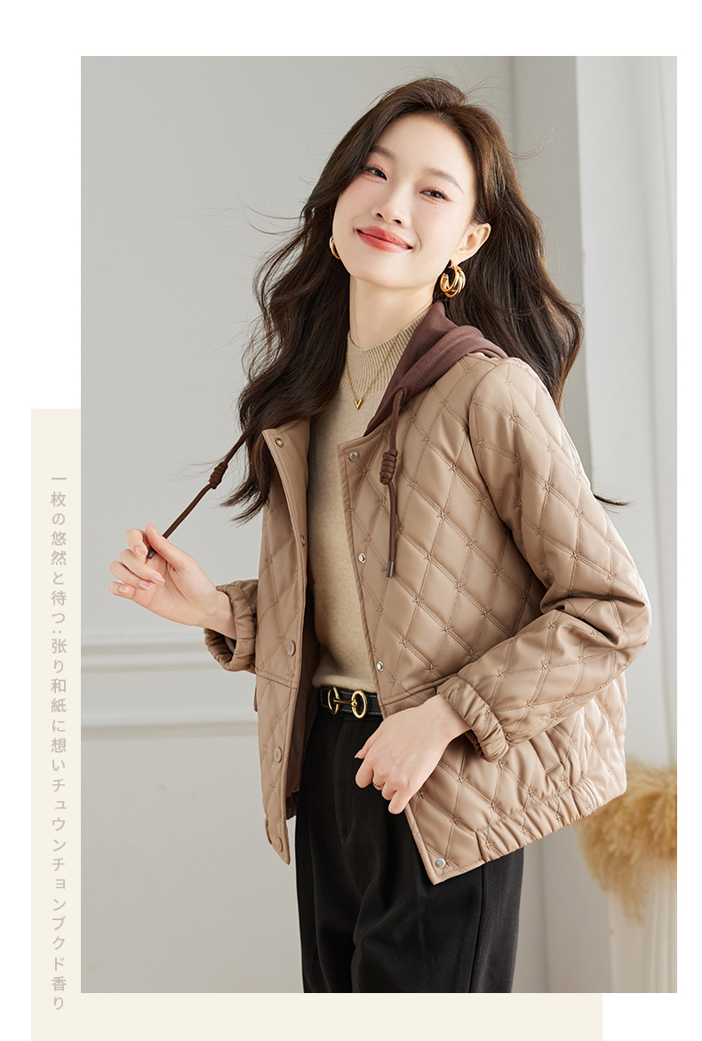 F0552 2020K ÁO KHOÁC NỮ TEMTDEI ÁO KHOÁC BÔNG MŨ LIỀN MÙA XUÂN THU ĐÔNG THỜI TRANG NỮ VẢI BÔNG G05 SẢN PHẨM MỚI