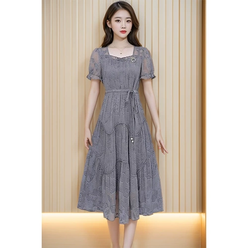 Элитное платье, летняя длинная юбка, яркий броский стиль, изысканный стиль