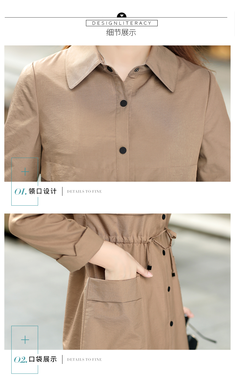 Trench pour femme en Polyester - Ref 3228050 Image 25