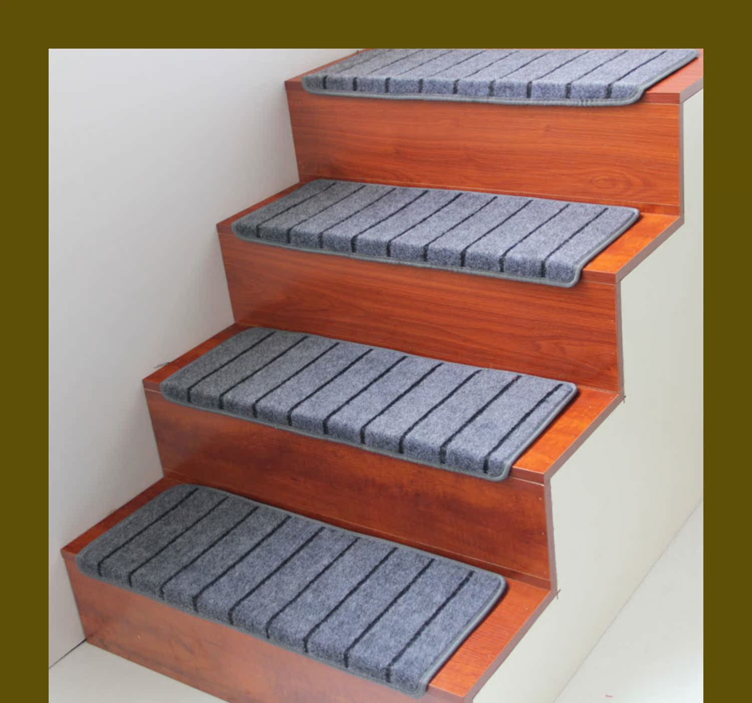 Chống trượt pad hộ gia đình bằng gỗ cầu thang bước pad tự dính keo miễn rắn cầu thang cửa hàng thảm cho thảm cầu thang có thể được tùy chỉnh - Thảm thảm trải giường