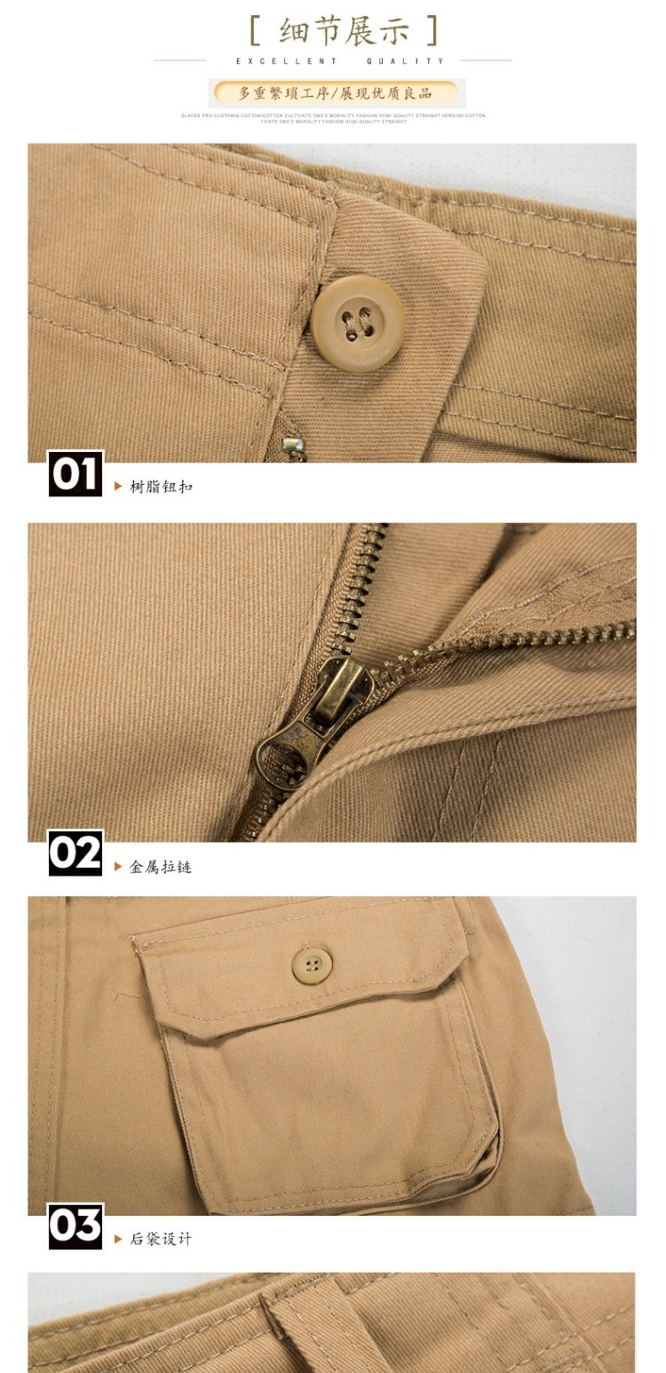 Quần short nhiều túi Quần yếm nam cắt quần mùa hè quần thể thao đi biển 7 quần cỡ lớn giản dị bảy điểm quần nam quần lửng nam