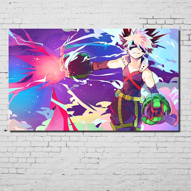 Плакат в стиле My Hero Academia: Little Hero, настенный стикер-панно для стены в комнате, общаге