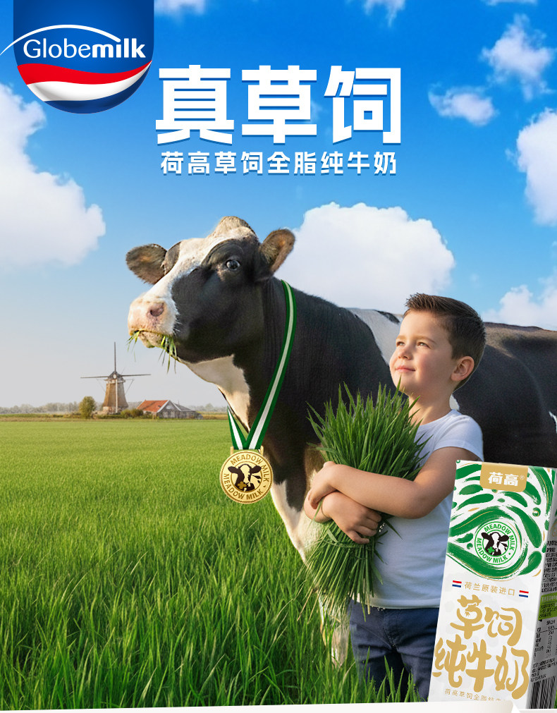 安享好物 安享B级纯奶-荷高草饲纯牛奶  