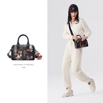 China Li Ning Crossbody Bag 2023 New Model Daily Fortune Series Women's Sports Tote Bag Casual Bag Abdt027