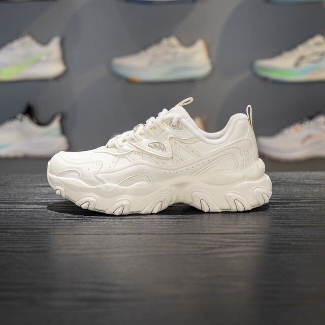 Li Ning wear-resistant women's lace-up casual shoes