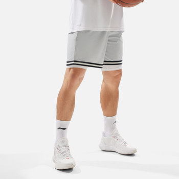 China Li-Ning 2024 Summer New Cba Professional Basketball Series Men's Quick-Dry Cool Competition Pants Aapu031