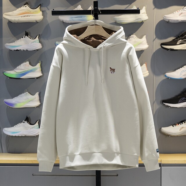 Li Ning men's hooded loose pullover sweatshirt