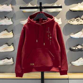 Li Ning Women's Sweatshirt 2026 Spring New Style Forbidden City Collaboration Loose Comfortable Pullover Hooded Sweatshirt Awdw108