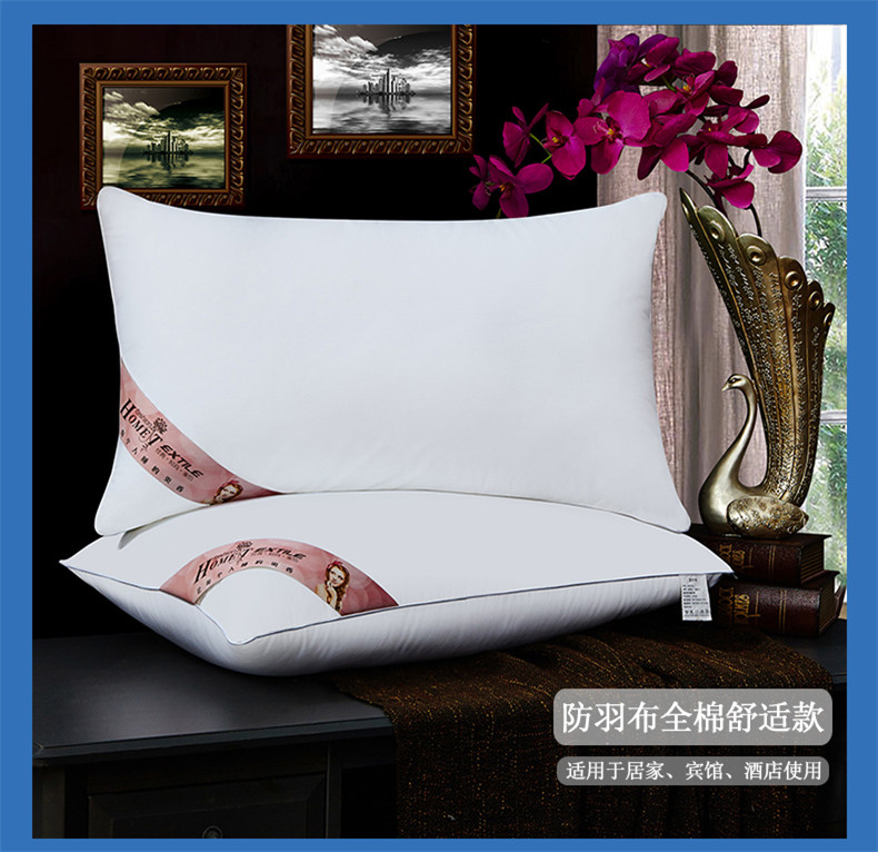 Gối lông gối vải cotton mức độ sang trọng của chăm sóc sinh viên nòng cốt gối cổ tử cung một cặp shot duy nhất 2 - Gối gối chống giật mình