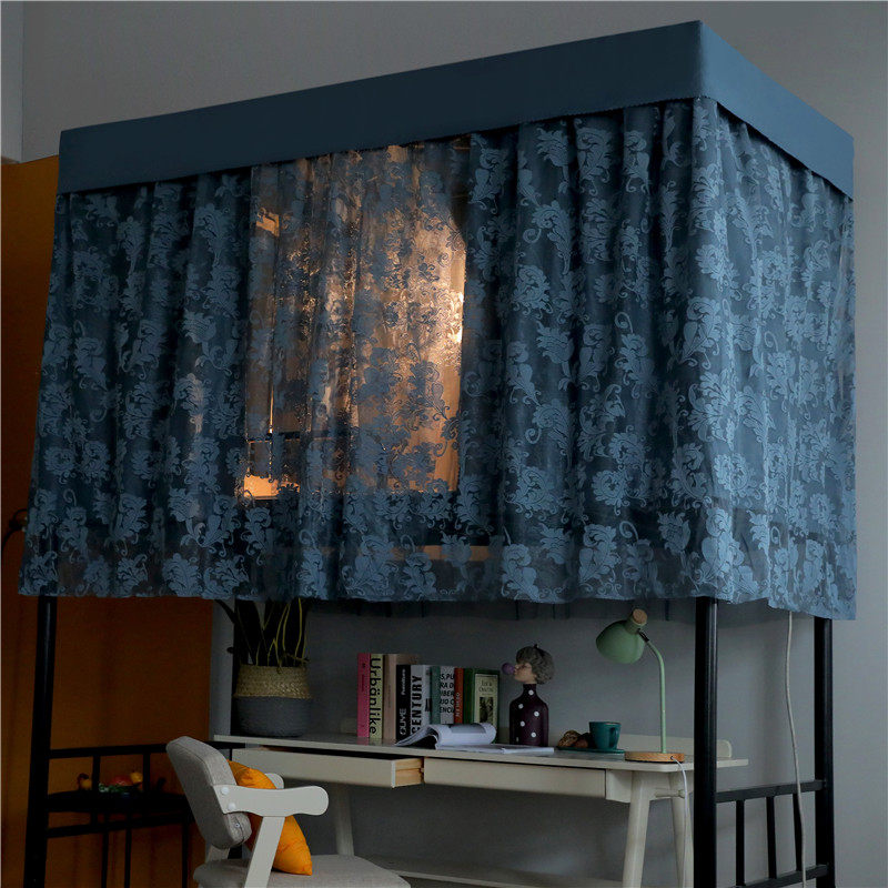 Dormitory Shading Bed Curtain Mosquito Net Integrated College Student Upper Bunk Bed Fairy bed Mantle Dorm Room Shading Curtain Submale