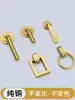 New Chinese style cabinet handle Pure copper overall cabinet wardrobe door handle Drawer small handle Gold Nordic modern simplicity