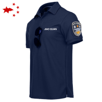 Special Forces tactical quick-dry instructor short sleeve training uniform security overalls B2 outdoor lapel T-shirt suit