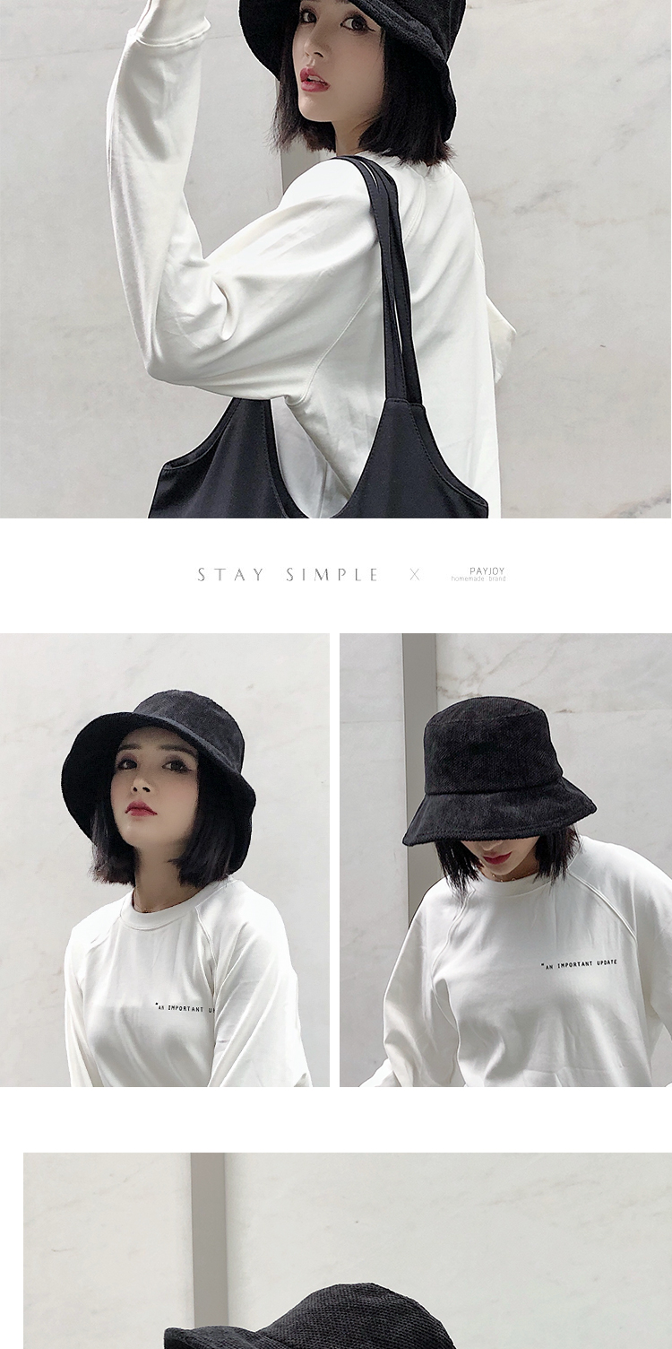 Chapeau pour femme COLOMO en Velours cotele - Ref 3234542 Image 14