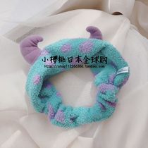 you gelato pique cartoon cute three-dimensional little monster face wash makeup hair hoop elastic headband