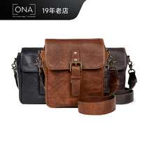 ONA The Bond Street Bond Street Shoulder Photography Bag Genuine Leather Camera Bag One Camera One Lens
