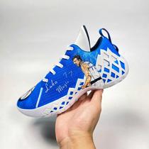 AJ Jumpman Diamond Doncic custom color matching Dallas Mavericks actual basketball shoes