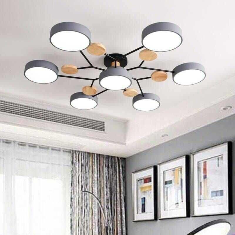 Living Room Lamp Modern Minimalist Ceiling Lamp Nordic Living Room Chandelier 2025 New Light Luxury Personalized Bedroom Dining Room Chandelier