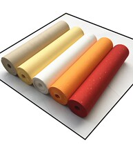  Big red paper sprinkled with gold rice paper Buddhist long roll paper couplets yellow antique bronzed spring couplets blank calligraphy works paper wholesale