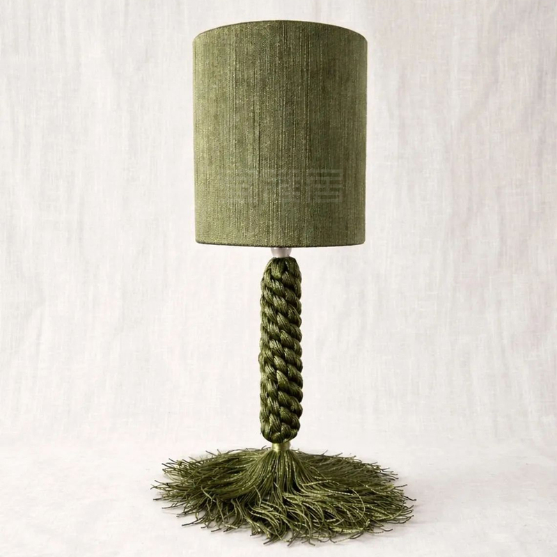 Bohemian Style Hand-Woven Table Lamp with Long Tassel Decoration, Fashionable and Artistic Bedroom Bedside Lamp Bohemian Style Hand-Woven Table Lamp with Long Tassel Decoration, Fashionable and Artistic Bedroom Bedside Lamp