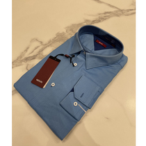 Wits Family Special Cabinet Mens Shirt Business Positive Dress Long Sleeve Shirt Blue Heist Suit Shirt X