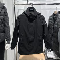 Wits Family Special Cabinet Mens Wind Jersey Black Medium Long Style Outdoor Sports Casual Jacket Mens Autumn Winter