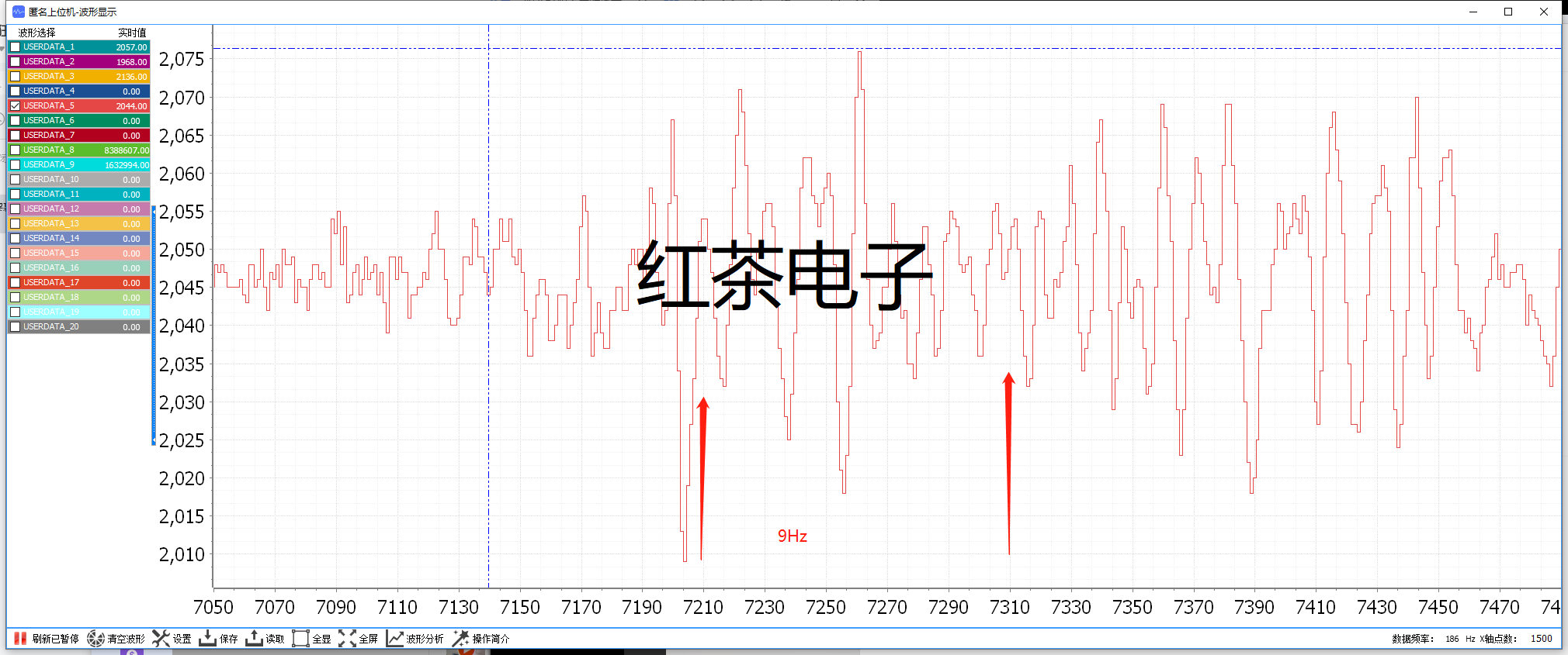 红茶电子 MMG肌音传感器无线采集模块 疲劳测试 硅麦克风 蓝牙5.0