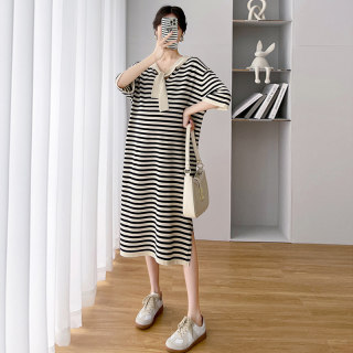 Maternity wear 2023 new summer dress nursing clothes