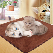 Pet mat kennel mat cat mat non-stick hairy dog sleeping mat winter warm medium and small dog teddy dog mat washable and comfortable