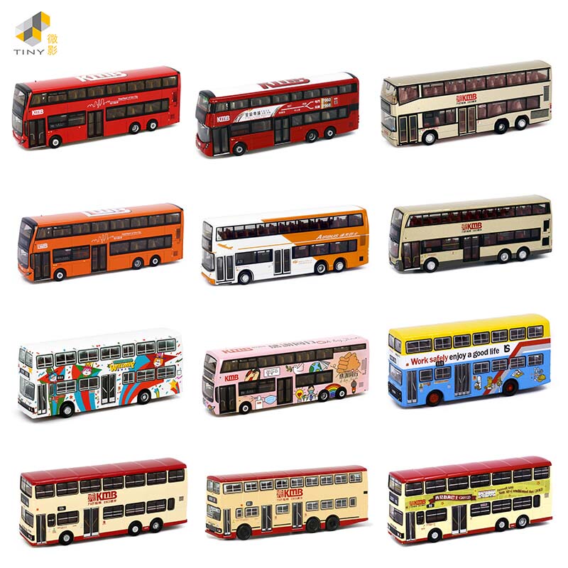 Tiny Microfilm Kmb Double-Decker Bus Series Adl E500 Kmb Bus Hong Kong Bus Alloy Model 1/110 Tiny Microfilm Kmb Double-Decker Bus Series Adl E500 Kmb Bus Hong Kong Bus Alloy Model 1/110