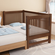 Solid wood childrens beds splice beech baby cot width bed squeeze bed bedwood beds can be customized