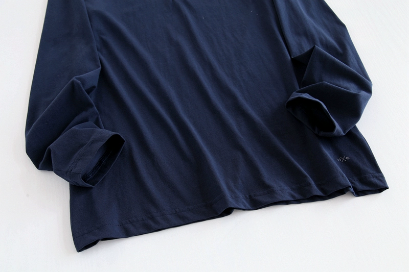Tcm mùa xuân và mùa thu nam áo cotton cổ tròn áo ngủ đặt lưới dài tay cộng với phân bón XL dịch vụ nhà lỏng lẻo
