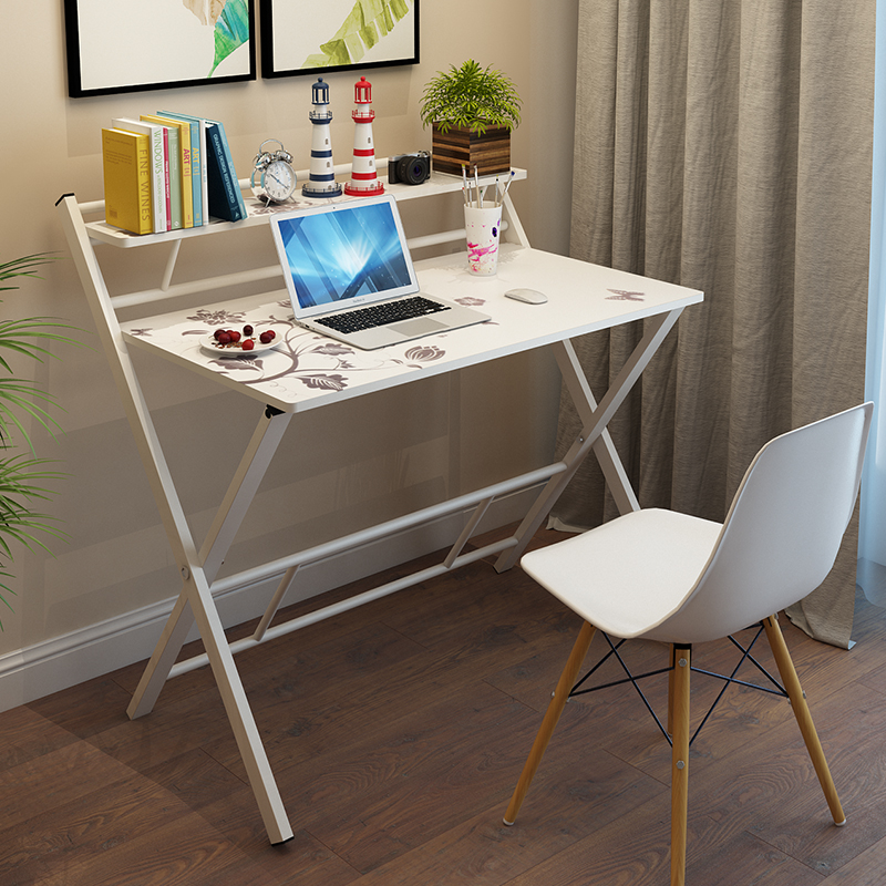 Folding table-free installation side table dining table simple household small apartment stall portable square dining table