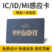 IC card Fudan non-contact induction printing set to make intelligent M1 membership card access control chip VIP card ID card