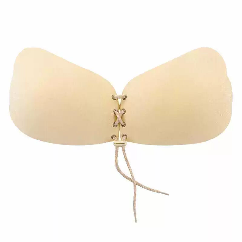 Silicone Invisible Bra Wedding Ngực Dán Tập hợp ngọn dày mà không có dấu vết quây ngực nhỏ dán sữa - Nắp núm vú