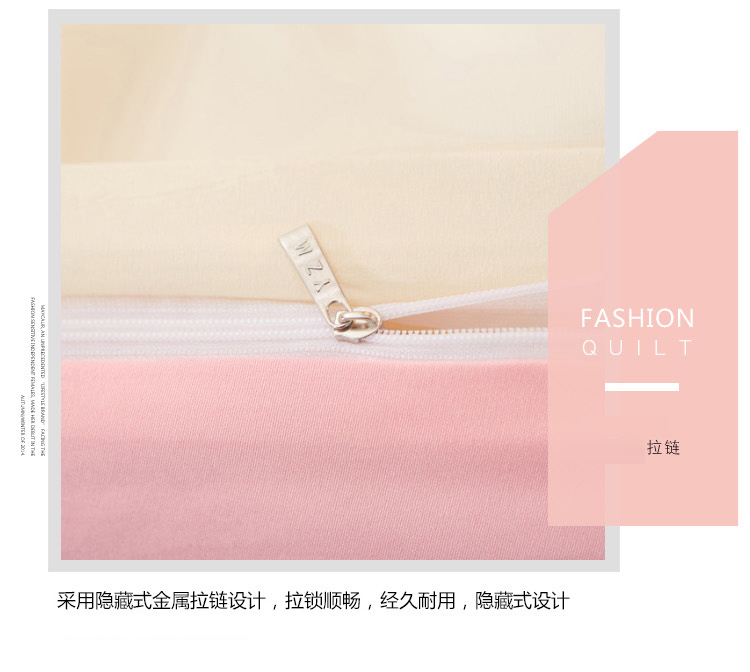 Trái tim của cô gái chăn đơn mảnh bốn mảnh lưới đỏ giường vải lanh đơn bộ sinh viên ký túc xá đơn ba mảnh nam 1,5m 	vỏ chăn phao