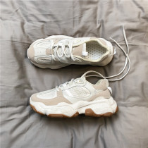 Men Shoes Spring 2022 New Small White Tide Shoes Summer Old Daddy Shoe Mens Korean Version Trend Heightening Breathable Sports Shoes