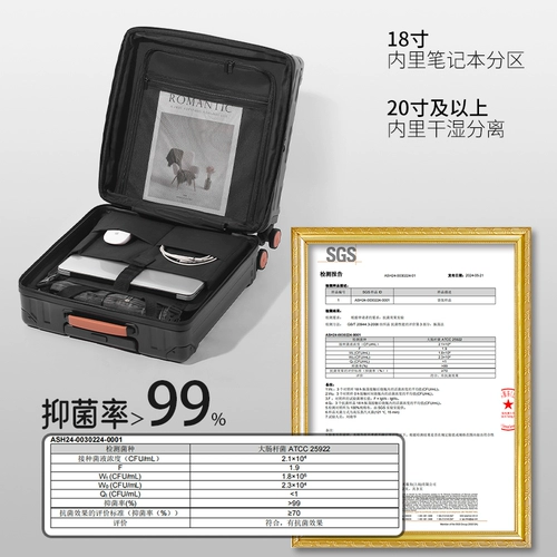 Чемодан, коробка подходит для мужчин и женщин, 18 дюймов