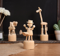 ins desktop ornaments Japanese healing system cute ugly cute cute gift creative small animal table mini decoration puppet