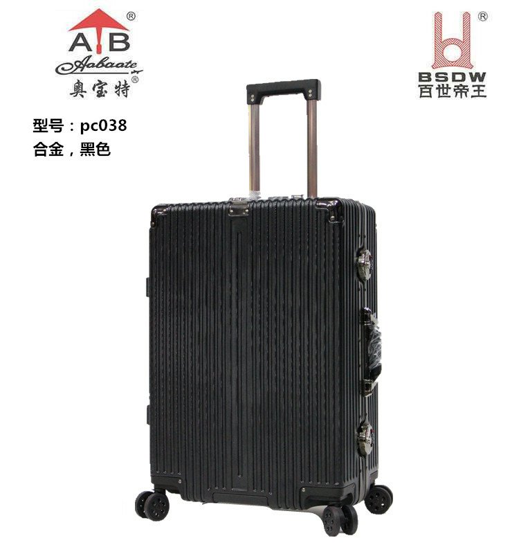 Orbotech PC038 Vỏ xe đẩy vua tốt nhất Khung nhôm PC Ultra Light Scrub Universal Wheel Travel Case Case - Va li vali kéo chính hãng