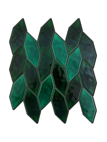 Mo Green Leaf Mosaic Pline Nordic кухня ванная комната интернет -знаменитость ресторан ресторан Кафе Арт Плитка