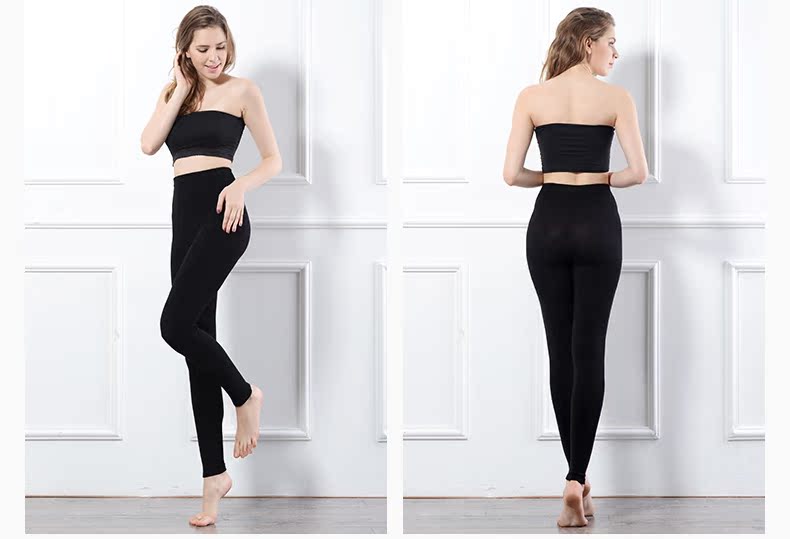 Pantalon collant jeunesse simple en laine - Ref 748583 Image 22