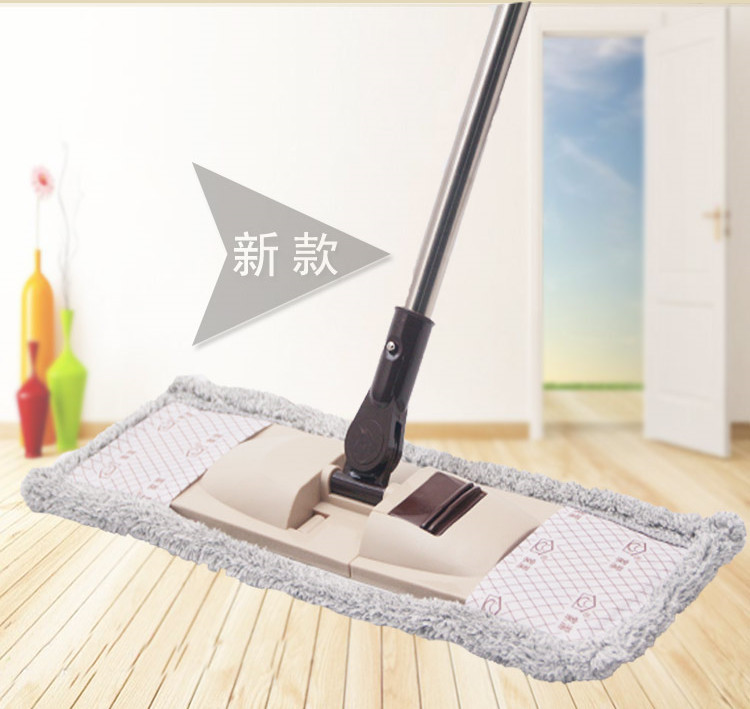  Jiajie Miracle Fiber Cloth Flat Mop for Wooden Floors, Flat Mop, Wet and Dry Use